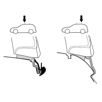 Монтажный комплект Thule 1050 для Volkswagen Golf (mkIV)(3-дв.) 1997-2003 (TH 141050) - 1 - Robinzon.ua