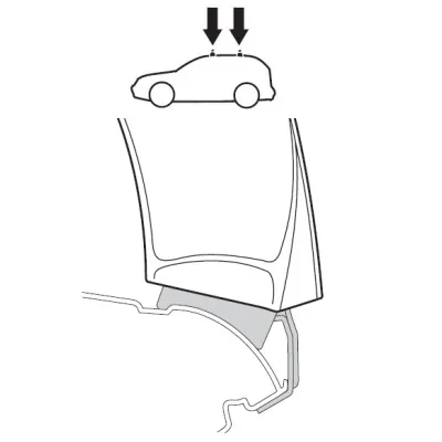 Монтажный комплект Thule 1093 для Volkswagen Passat (B5)(универсал) 1997-2005 (TH 141093) - 1 - Robinzon.ua