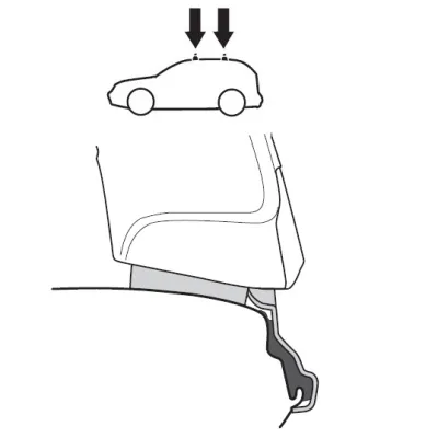 Монтажный комплект Thule 1101 для Jeep Grand Cherokee (mkI)(ZJ) 1993-1998 (TH 141101) - 1 - Robinzon.ua
