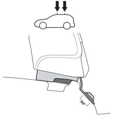 Монтажний комплект Thule 1165 для Toyota Previa (mkII) 2000-2005 (TH 141165) - 1 - Robinzon.ua