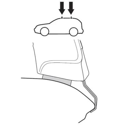 Монтажний комплект Thule 1476 для Ford Focus (mkII)(5-дв. хетчбек) 2008-2011 (TH 141476) - 1 - Robinzon.ua