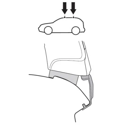 Монтажний комплект Thule 1592 для Volkswagen Passat (B6; B7)(седан) 2005-2014 (TH 141592) - 1 - Robinzon.ua
