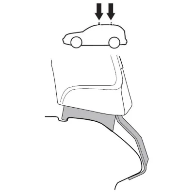 Монтажний комплект Thule 1643 для Volkswagen Touareg (mkII) 2010-2018 (TH 141643) - 1 - Robinzon.ua