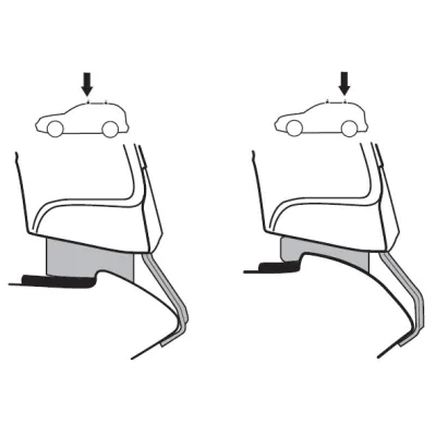 Монтажний комплект Thule 1718 для Honda Civic (mkIX)(седан) 2012-2017; Acura ILX (mkI) 2013→ (TH 141718) - 1 - Robinzon.ua