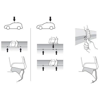 Монтажний комплект Thule 1870 для Volkswagen Polo (mkVI)(хетчбек) 2017→ (TH 141870) - 1 - Robinzon.ua