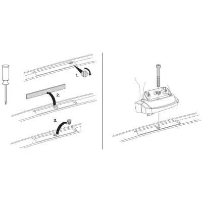 Монтажний комплект Thule 3030 для Ford S-Max (mkI)(без скляного даху) 2006-2015 (TH 183030) - 1 - Robinzon.ua