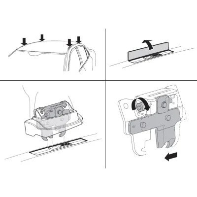 Монтажний комплект Thule 3090 для Opel/Vauxhall Astra J (седан і хетчбек) 2010-2015; Zafira C (mkIII) 2012-2019; Meriva B (mkII) 2010-2017 (TH 183090) - 1 - Robinzon.ua
