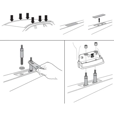 Монтажний комплект Thule 3105 для Great Wall Haval H5 (mkI) 2011-2020 (TH 183105) - 1 Монтажний комплект Thule 3105 для Great Wall Haval H5 (mkI) 2011-2020 (TH 183105) - 1 - Robinzon.ua