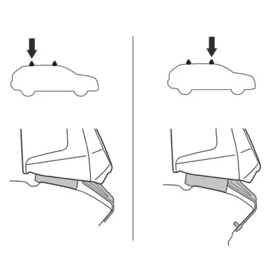 Монтажний комплект Thule 5008 для Fiat Punto/Grande/Evo (mkIII)(5-дв. хетчбек) 2005→ (TH 145008) - 1 - Robinzon.ua