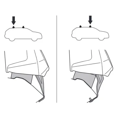 Монтажний комплект Thule 5010 для Volkswagen Golf (5-дв. хетчбэк)(mkVII) 2012-2019 (TH 145010) - 1 - Robinzon.ua