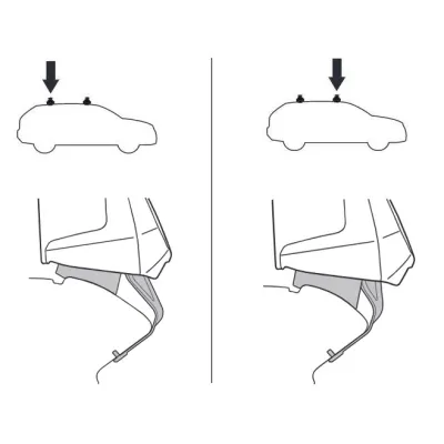 Монтажний комплект Thule 5018 для Peugeot 308 (mkII)(хетчбэк и універсал) 2013-2021 (TH 145018) - 1 - Robinzon.ua