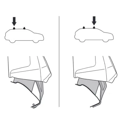 Монтажний комплект Thule 5023 для Volkswagen Golf Sportsvan (mkVII) 2014→ (TH 145023) - 1 - Robinzon.ua
