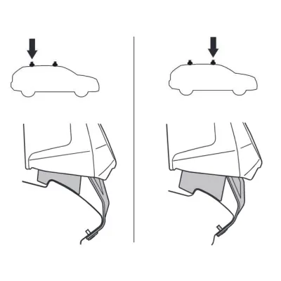 Монтажний комплект Thule 5030 для Volvo S60 (mkII) 2010-2018 (TH 145030) - 1 - Robinzon.ua