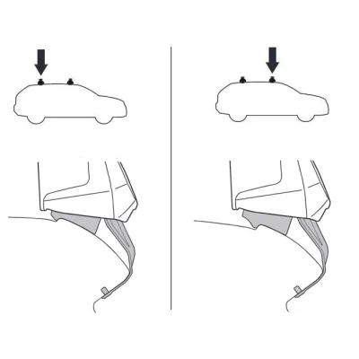 Монтажный комплект Thule 5035 для Citroën C4 Grand Picasso / Grand C4 Spacetourer (mkII) 2013→ (TH 145035) - 1 - Robinzon.ua