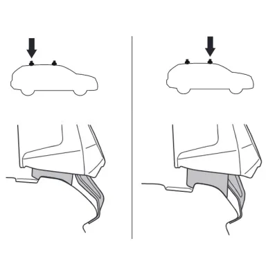 Монтажний комплект Thule 5133 для Kia Venga; Hyundai ix20 (mkI) 2010→ (TH 145133) - 1 - Robinzon.ua