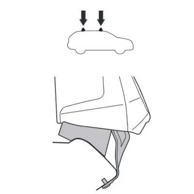 Монтажний комплект Thule 5144 для Renault Megane (mkIII)(5-дв. хетчбек и універсал) 2009-2016 (TH 145144) - 1 - Robinzon.ua