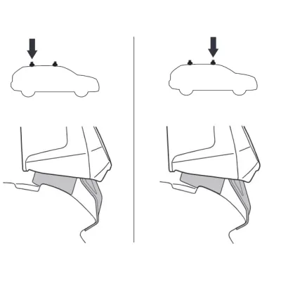 Монтажний комплект Thule 5193 для Subaru Legacy / Liberty (mkVI)(седан) 2014→ (TH 145193) - 1 - Robinzon.ua
