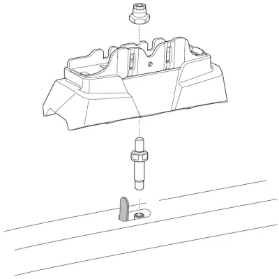 Монтажний комплект Thule 7005 для Audi Q7/SQ7 (mkII) 2015→ (TH 187005) - 1 - Robinzon.ua