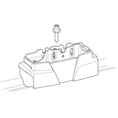 Монтажний комплект Thule 7063 для Toyota Granvia HiAce (mkI) 1996-2006; 2007-2012 (TH 187063) - 1 - Robinzon.ua