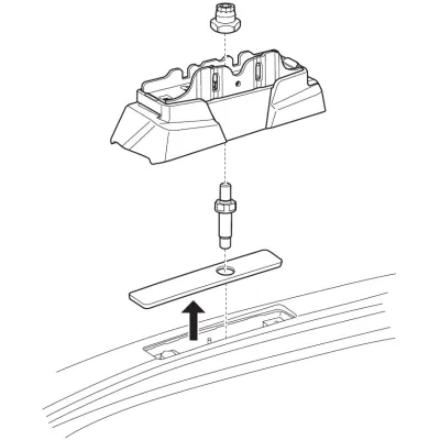Монтажний комплект Thule 7159 для Lexus RX (mkV) 2023→ (TH 187159) - 1 - Robinzon.ua