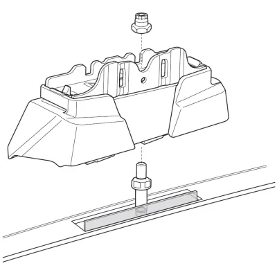 Монтажный комплект Thule 7177 для Mercedes-Benz GLC-Class (C254)(купе) 2022→ (TH 187177) - 1 - Robinzon.ua
