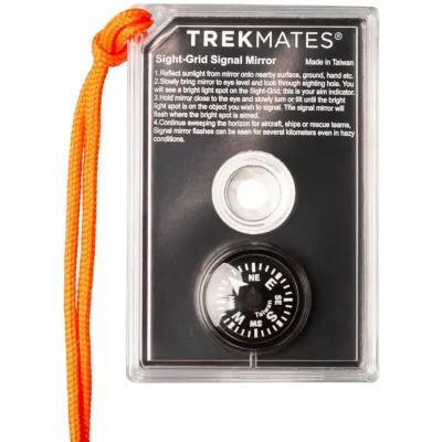 Сигнальне дзеркало Trekmates Mirror with Compass and Float, clear (TM-006801/TM-01046) - 3 - Robinzon.ua