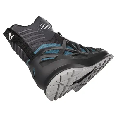 Черевики чоловічі LOWA Merger GTX MID 44.5 - блакитний/чорний з мембраною Gore-Tex®, мультифункціональні - 310430-3797-44.5 - 4 - Robinzon.ua