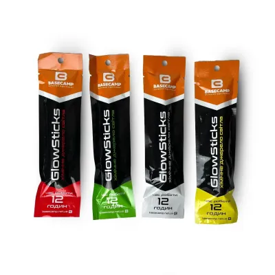 Хімічне джерело світла BaseCamp GlowSticks, Red (BCP 60414) - 1 Хімічне джерело світла BaseCamp GlowSticks, Red (BCP 60414) - 1 - Robinzon.ua