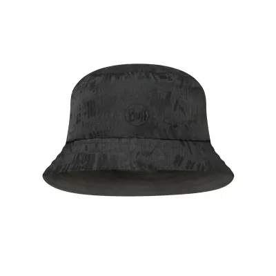 Панама Buff Travel Bucket Hat Gline, Black- Grey - S / M (BU 128626.999.20.00) - 1 - Robinzon.ua