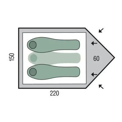 Намет двомісний Pinguin Scout 2, Green (PNG 132) - 1 Намет двомісний Pinguin Scout 2, Green (PNG 132) - 1 - Robinzon.ua