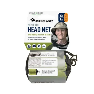 Сітка на голову от комарів Mosquito Headnet Permethrin Black от Sea to Summit (STS AMOSHP) - 1 - Robinzon.ua