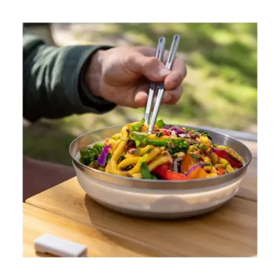 Миска складная Sea to Summit Detour Stainless Steel Collapsible Bowl, Moonstruck Grey, M (STS ACK039011-051802) - 3 - Robinzon.ua