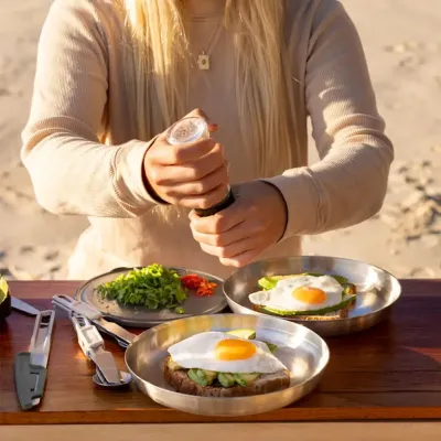 Тарелка Sea to Summit Detour Stainless Steel Plate, Laurel Wreath Green (STS ACK039021-662004) - 3 Тарелка Sea to Summit Detour Stainless Steel Plate, Laurel Wreath Green (STS ACK039021-662004) - 3 - Robinzon.ua