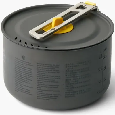 Каструля Sea to Summit Frontier UL Pot, 1,3 L, Grey (STS ACK027011-381701) - 2 - Robinzon.ua