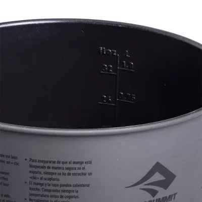 Каструля Sea to Summit Frontier UL Pot, 1,3 L, Grey (STS ACK027011-381701) - 3 - Robinzon.ua