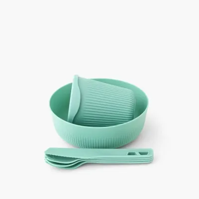 Набор посуды Sea to Summit Passage Dinnerware Set, 1P, 6 Piece, Aqua Sea Blue (STS ACK037051-120215) - 2 - Robinzon.ua