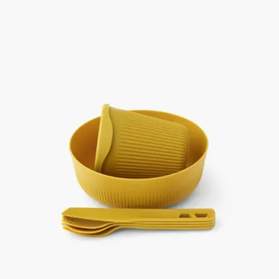 Набор посуды Sea to Summit Passage Dinnerware Set, 1P, 6 Piece, Arrowwood Yellow (STS ACK037051-120913) - 2 - Robinzon.ua