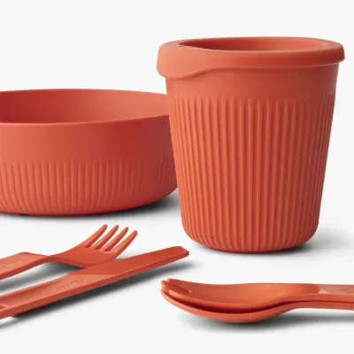 Набор посуды Sea to Summit Passage Dinnerware Set, 1P, 6 Piece, Spicy Orange (STS ACK037051-120816) - 1 - Robinzon.ua