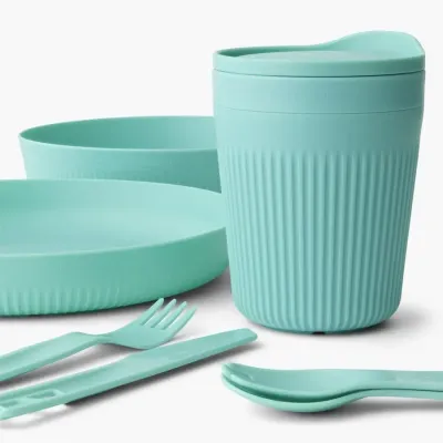 Набор посуды Sea to Summit Passage Dinnerware Set, 1P, 7 Piece, Aqua Sea Blue (STS ACK037051-120219) - 1 - Robinzon.ua