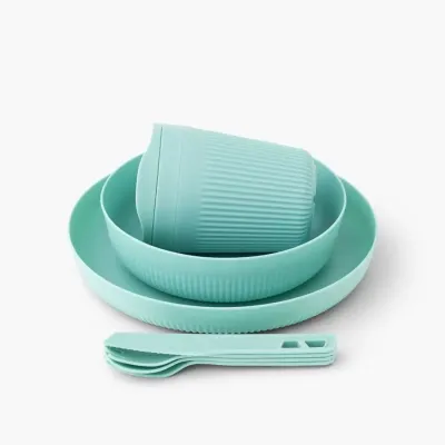 Набор посуды Sea to Summit Passage Dinnerware Set, 1P, 7 Piece, Aqua Sea Blue (STS ACK037051-120219) - 2 - Robinzon.ua