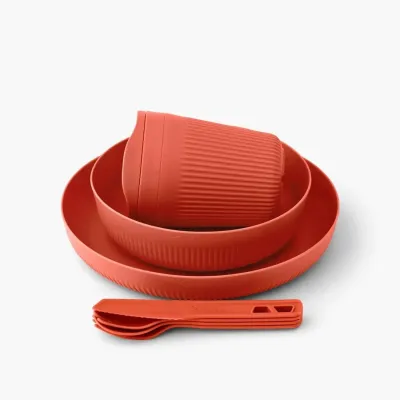 Набор посуды Sea to Summit Passage Dinnerware Set, 1P, 7 Piece, Spicy Orange (STS ACK037051-120820) - 2 - Robinzon.ua