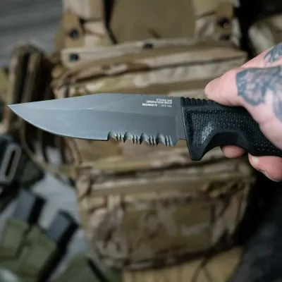 Ніж SOG Recondo FX, Black/Partially Serrated (SOG 17-22-02-57) - 6 - Robinzon.ua
