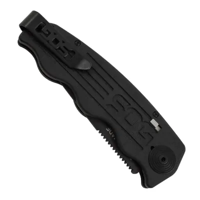 Розкладний ніж SOG Tac Ops, Black Micarta ( SOG TO1011-BX) - 2 - Robinzon.ua