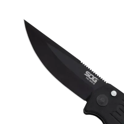 Розкладний ніж SOG Tac Ops, Black Micarta ( SOG TO1011-BX) - 4 - Robinzon.ua