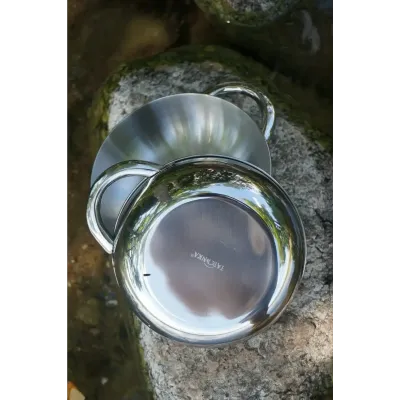 Миска з ручкою Tatonka Bowl With Grip, М, Silver (TAT 4033.000) - 3 - Robinzon.ua