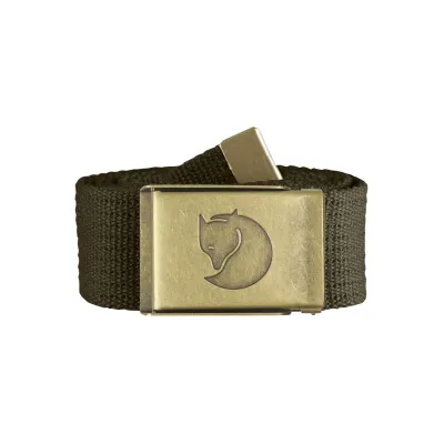 Пояс FJALLRAVEN Canvas Brass Belt 4 cm Темно-синий - 1 - Robinzon.ua