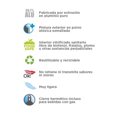 Бутылка для воды LAKEN Classic 0.75 L Стальной - 5 Бутылка для воды LAKEN Classic 0.75 L Стальной - 5 - Robinzon.ua