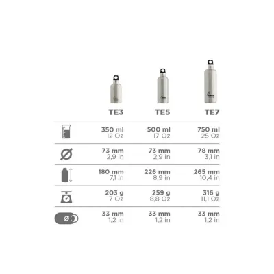 Термобутылка LAKEN Futura Thermo 0,75L Черный - 4 - Robinzon.ua
