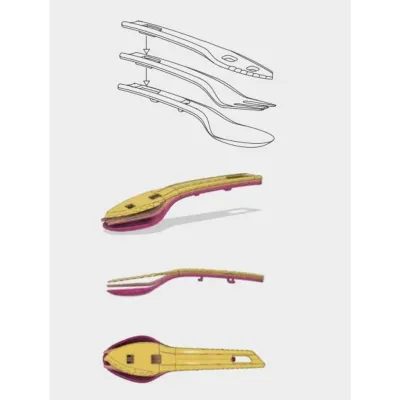 Столовые приборы WILDO OCYs Оливковый - 3 - Robinzon.ua