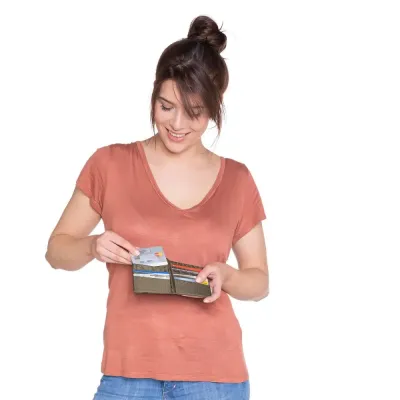 Гаманець Tatonka Card Holder 12 RFID 8, Olive (TAT 3003.331) - 4 - Robinzon.ua